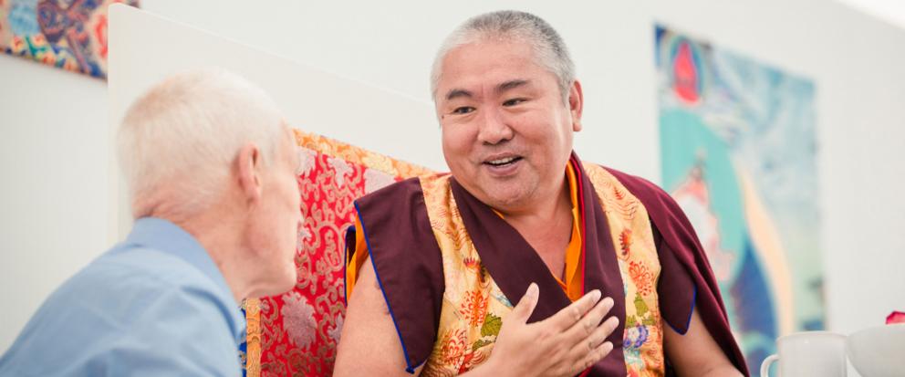 Nedo Kuchung Rinpoche und Lama Ole Nydahl
