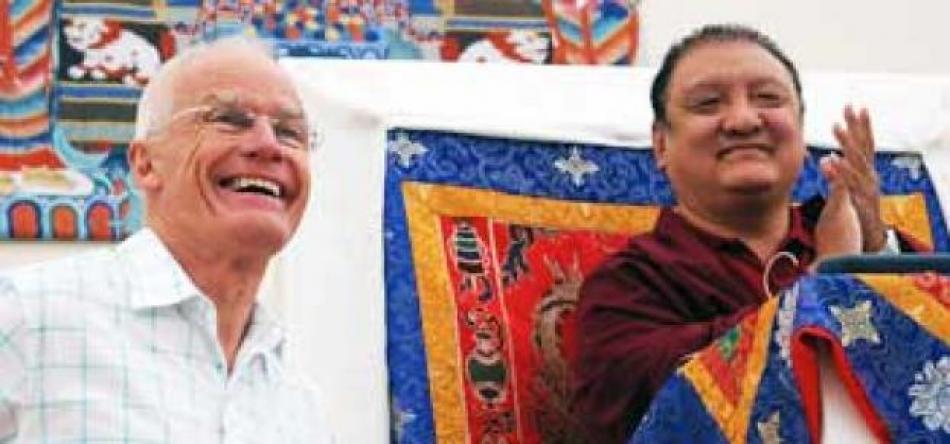 Lama Ole Nydahl und Shamar Rinpoche im Europe Center