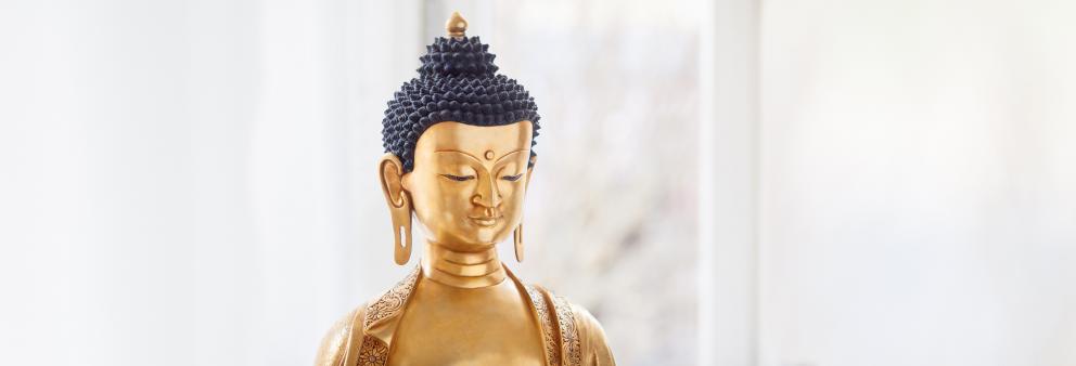 Buddhastatue im Buddhistischen Zentrum Bremen